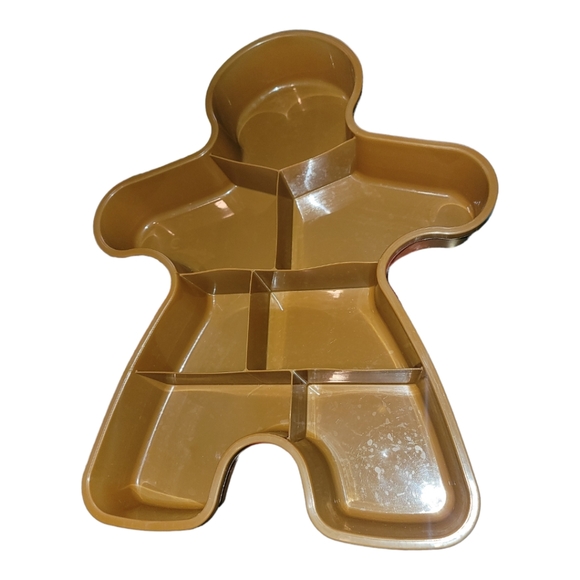 Gingerbread Plastic Container Large - Picture 2 of 4